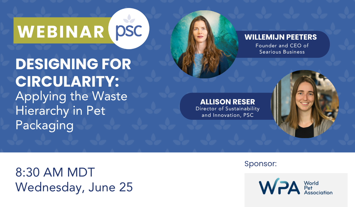 Designing for Circularity: Applying the Waste Hierarchy in Pet Packaging